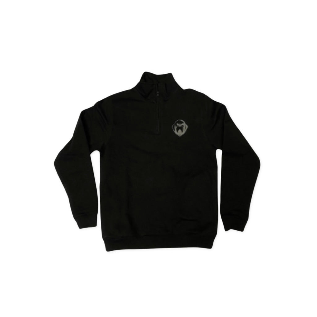 All Black 1/4 Zip Pullover